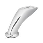 Pata para Sofá y Mueble Cromo 90 Mm