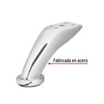 Pata para Sofá y Mueble Cromo 90 Mm