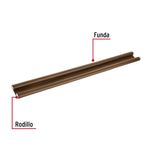 Guardapolvo para Puerta con Funda Café 95 Cm
