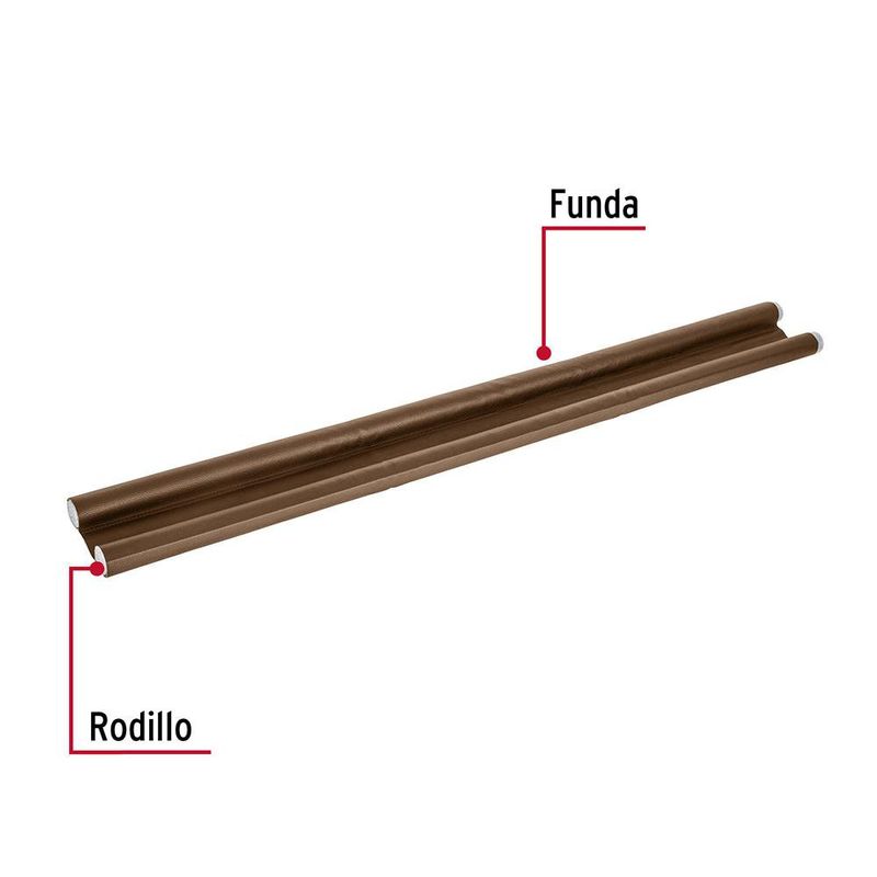 Guardapolvo para Puerta con Funda Café 95 Cm