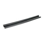 Guardapolvo para Puerta con Funda Negro 95 Cm