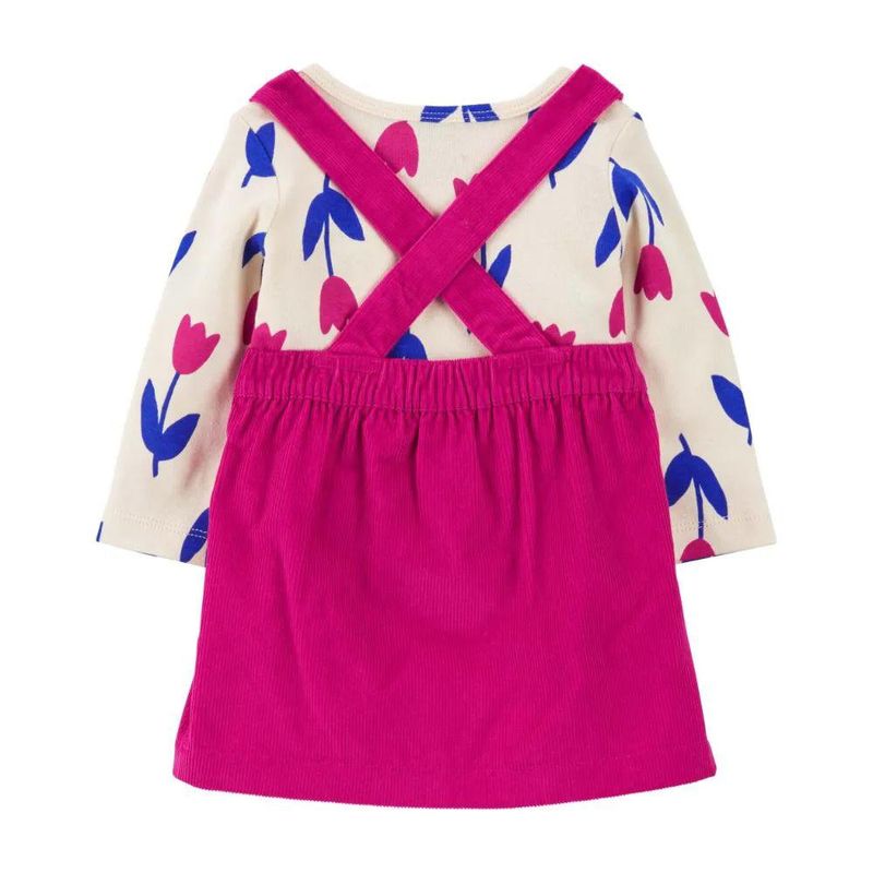Mameluco con Vestido de Pana y Mallas - Varias Tallas