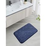 Alfombra para Baño Azul 45x70 Cm