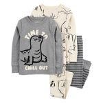 Set de Pijamas de Algodón con Estampado de Animales Polares para Niño - Varias Tallas
