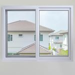 Ventana PVC S80 Corrediza con Cedazo Blanca 100x100 cm
