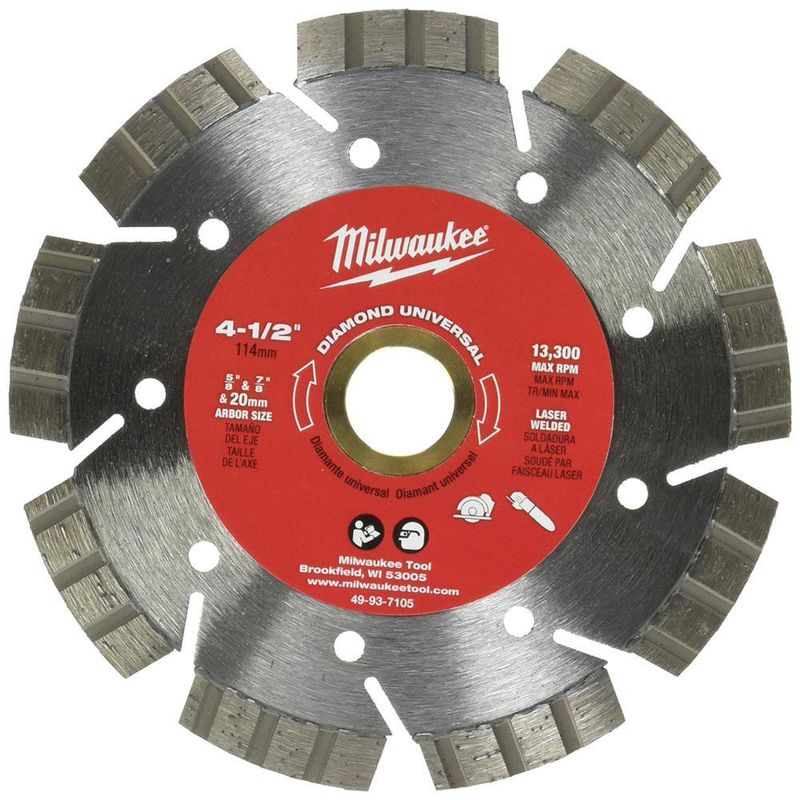 Disco Diamantado Universal 4.5 Plg