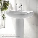 Lavamanos con Pedestal Domo Blanco