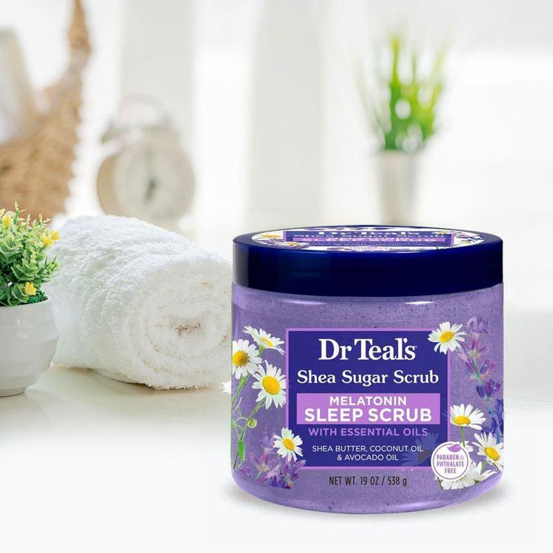 Exfoliante Corporal de Azúcar de Karité para Dormir con Melatonina 538 G