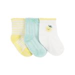 Set 3 Pares de Calcetas de Algodón para Niña - Varias Tallas