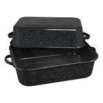 Asador Rectangular Negro Sin Parrilla - Cinsa