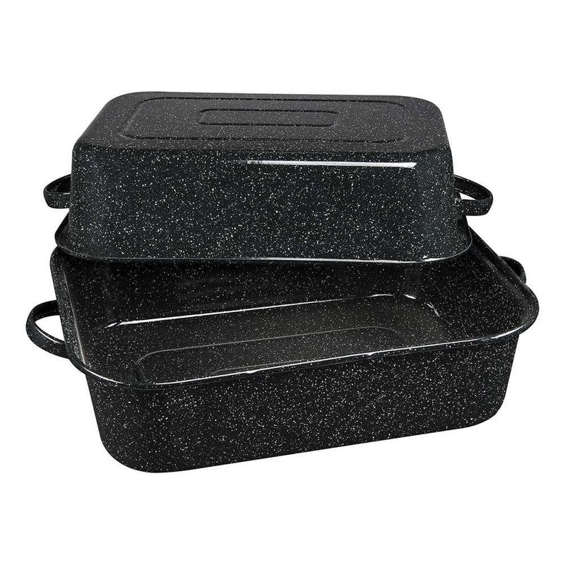 Asador Rectangular Negro Sin Parrilla - Cinsa