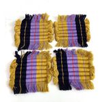 Set de 4 Portavasos Tejidos