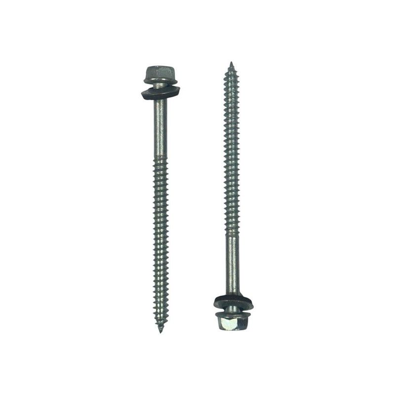 Set de 100 Tornillos Polser 1/4 x 2 Plg