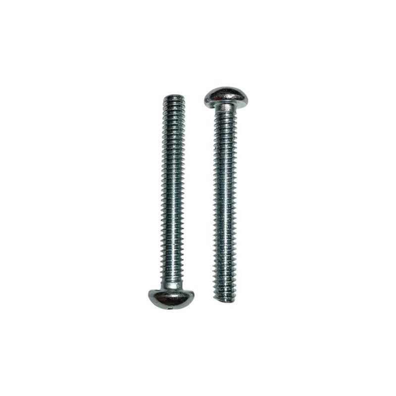 Set de 10 Tornillos Tipo Estufa Cabeza Redonda 8/32 x 3/4 Plg