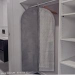 Cobertor Blanco y Gris para Traje