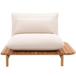 Sillón Individual Aurora de Madera de Teca