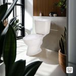 Sanitario de Dos Piezas con Descarga Dual Confort Blanco