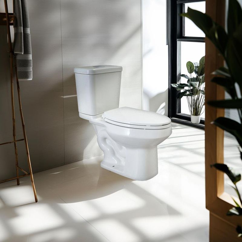 Sanitario de Dos Piezas con Descarga Dual Olympus O2 Blanco
