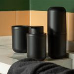 Porta Cepillos Negro Bold
