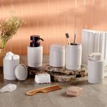 Porta Cepillos Beige Doriga