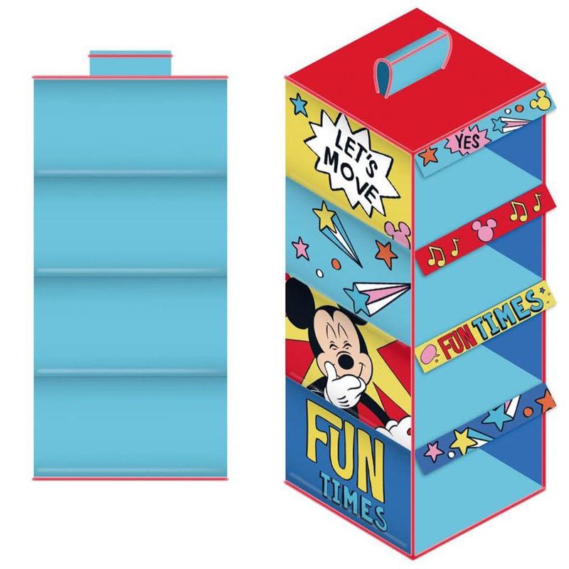 Organizador de Tela con 4 Estantes Mickey Mouse