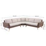 Set Esquinero Blanco para Exterior Nerea