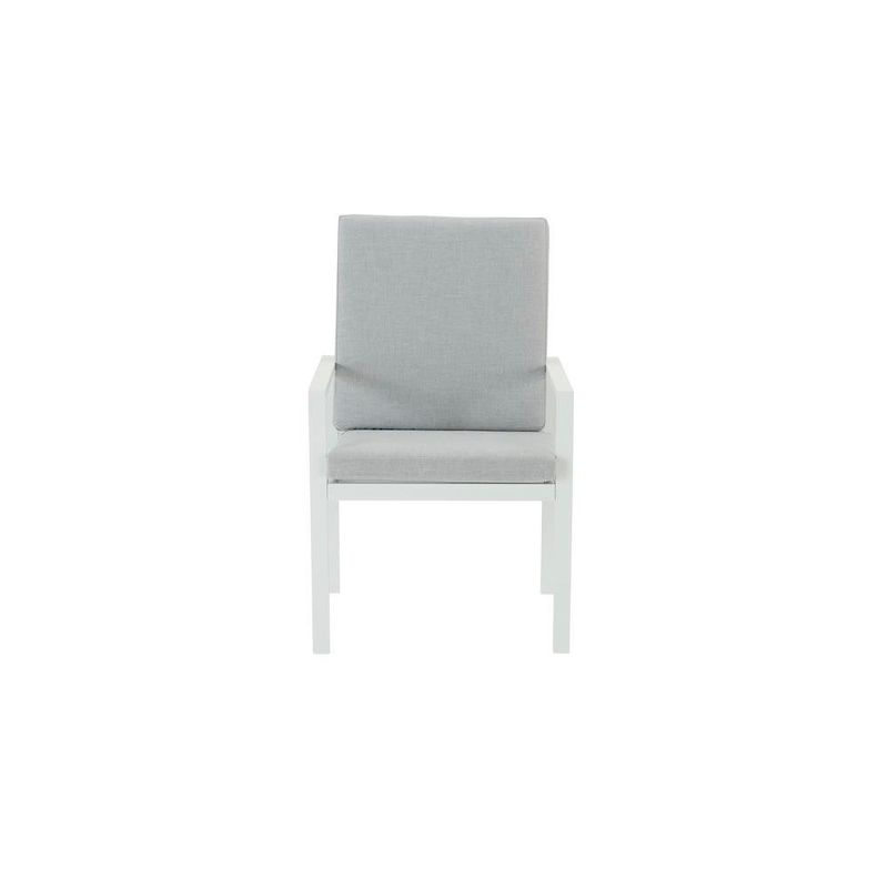 Set de 2 Sillas con Brazos Blancas Atenas