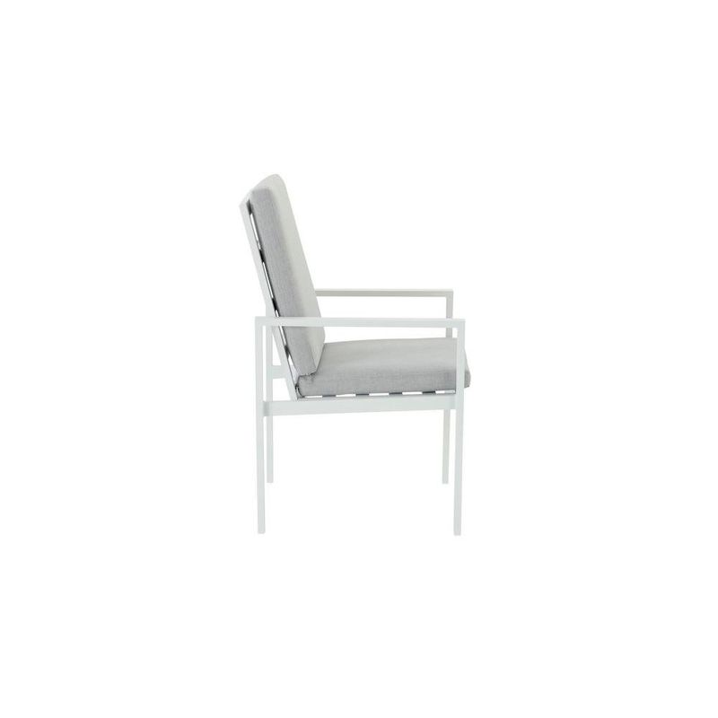 Set de 2 Sillas con Brazos Blancas Atenas
