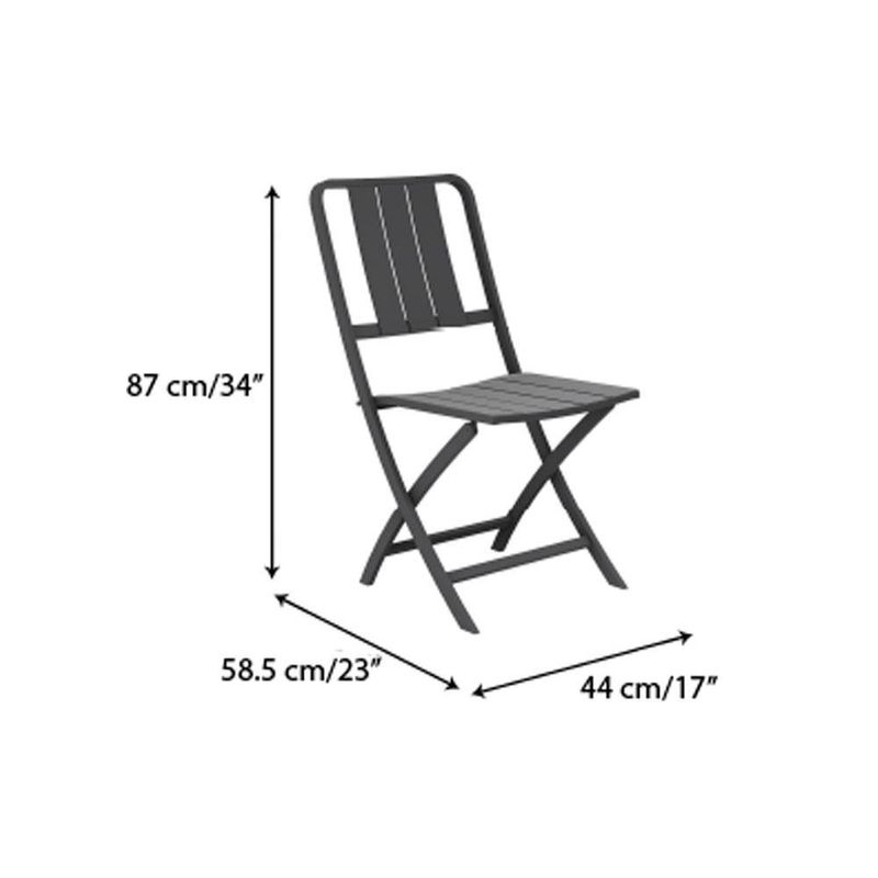 Silla Plegable Lima Alu - Naterial Varios Colores