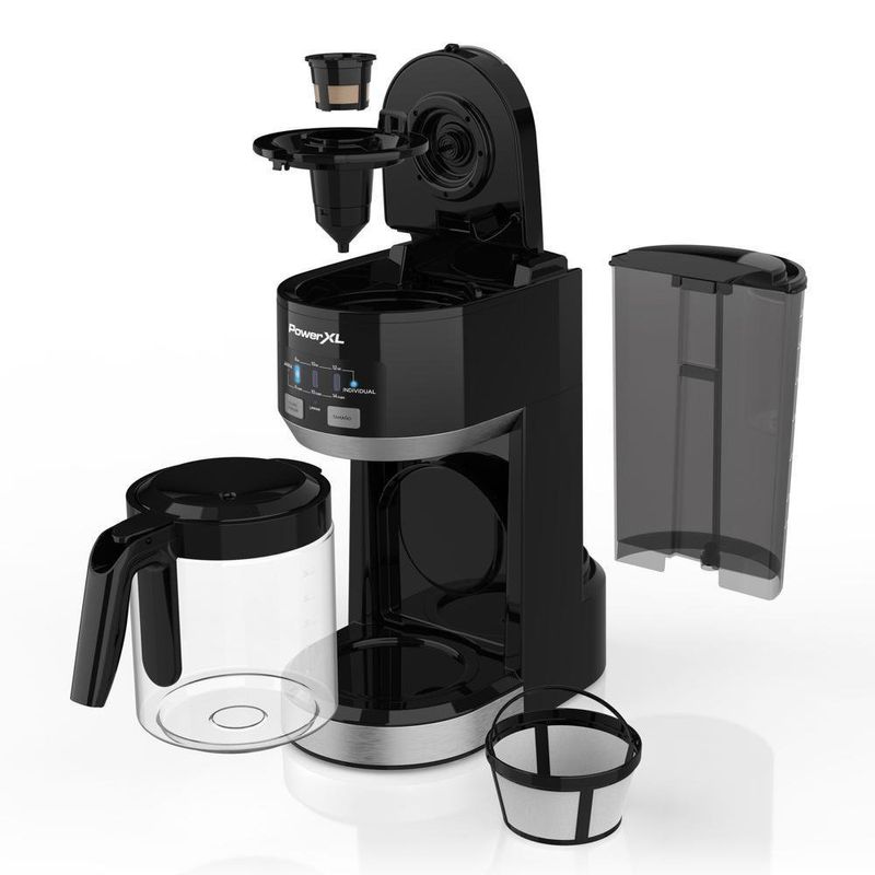 Cafetera Dual Brew Negra 14 Tazas