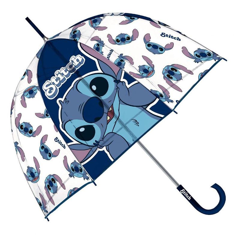 Sombrilla Infantil Stitch Transparente