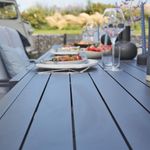 Mesa Extensible Aluminio Gris Atenas