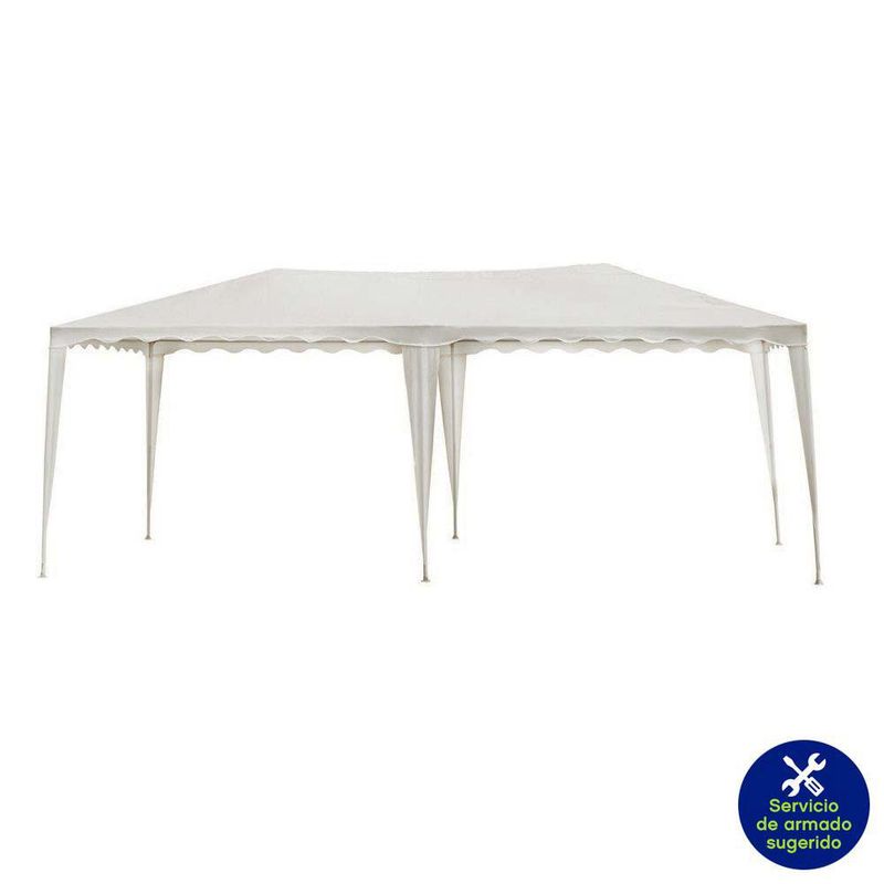 Toldo de Lona Beige 3x6x2.5 m