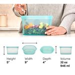 Bolsa Reutilizable de Silicón para Alimentos 32 Oz