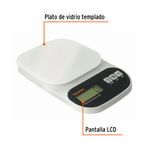 Báscula Electrónica Plástica para Cocina