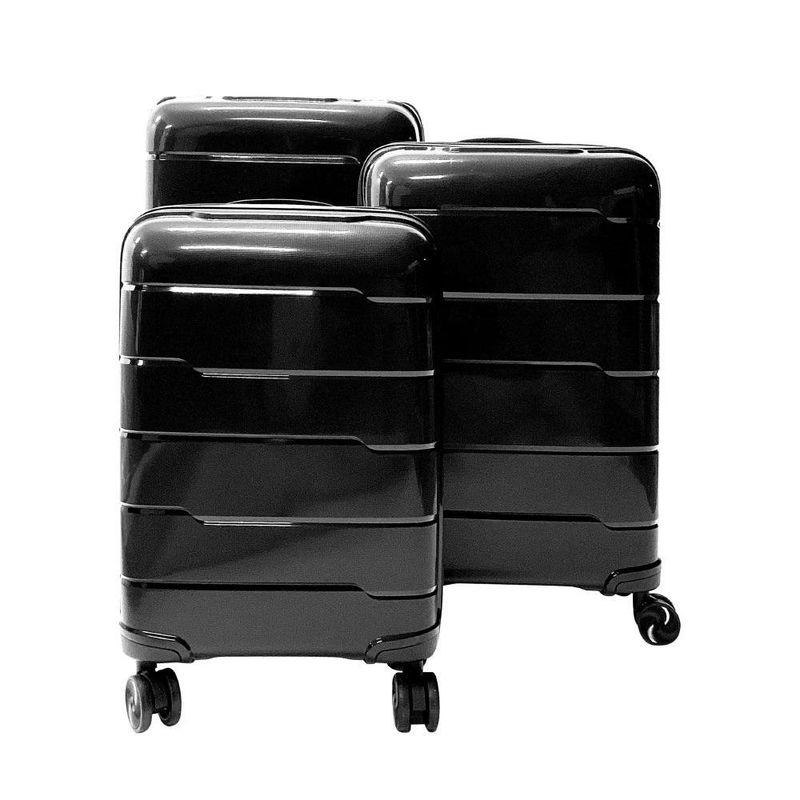 Set de 3 Maletas Rígidas Negras