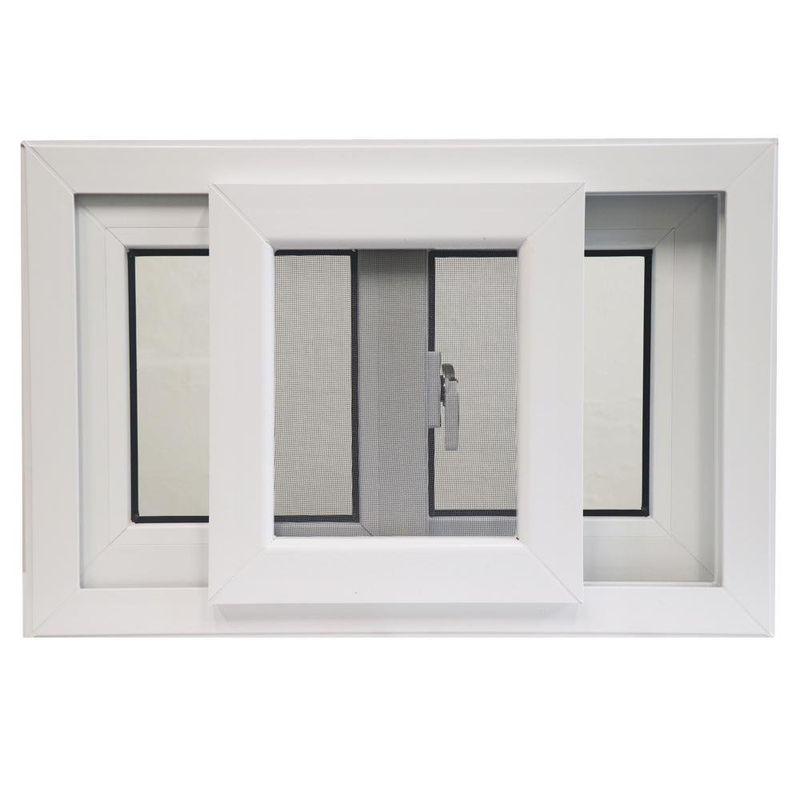 Ventana PVC S60 Corrediza con Cedazo 60 x 40 Cm