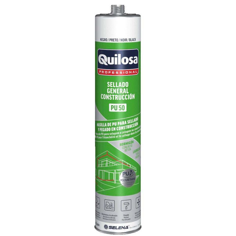 Sellador de Poliuretano Sintex PU-50 Negro 600 Ml