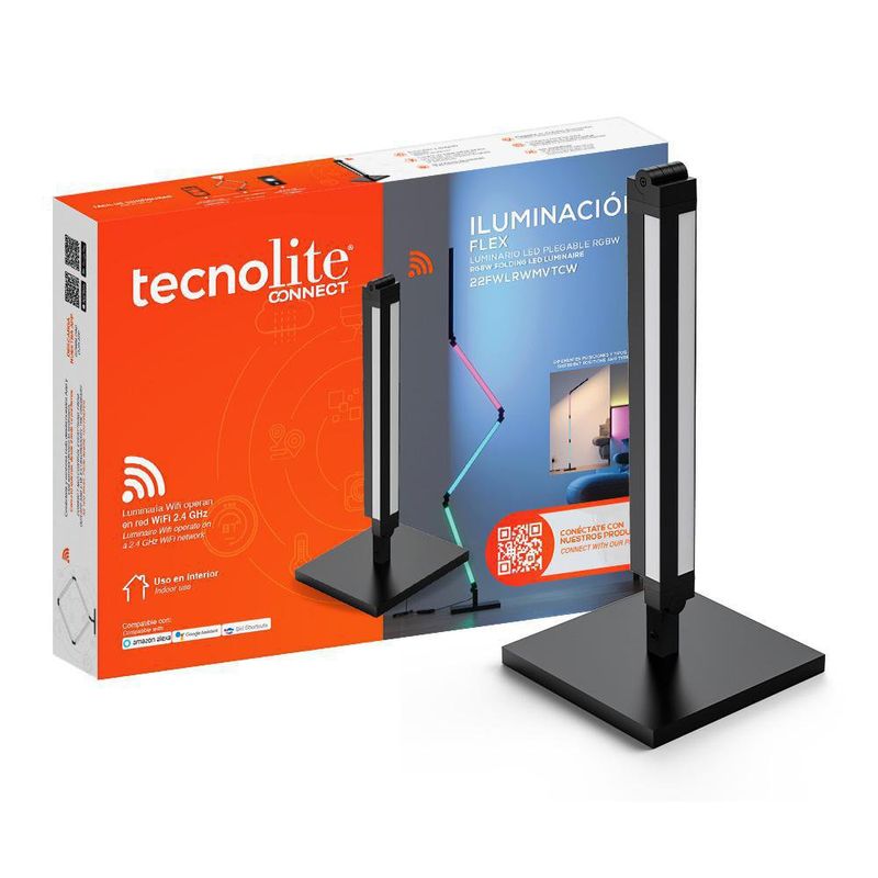 Lámpara Decorativa Inteligente Plegable con Control WiFi y Voz