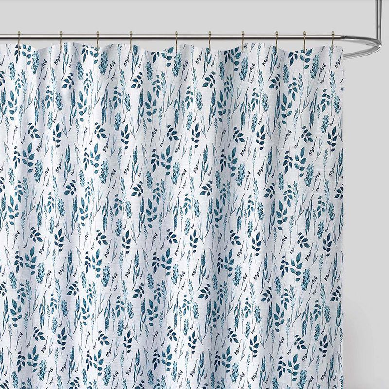 Cortina de Baño Diseño de Plantas 183x178 Cm