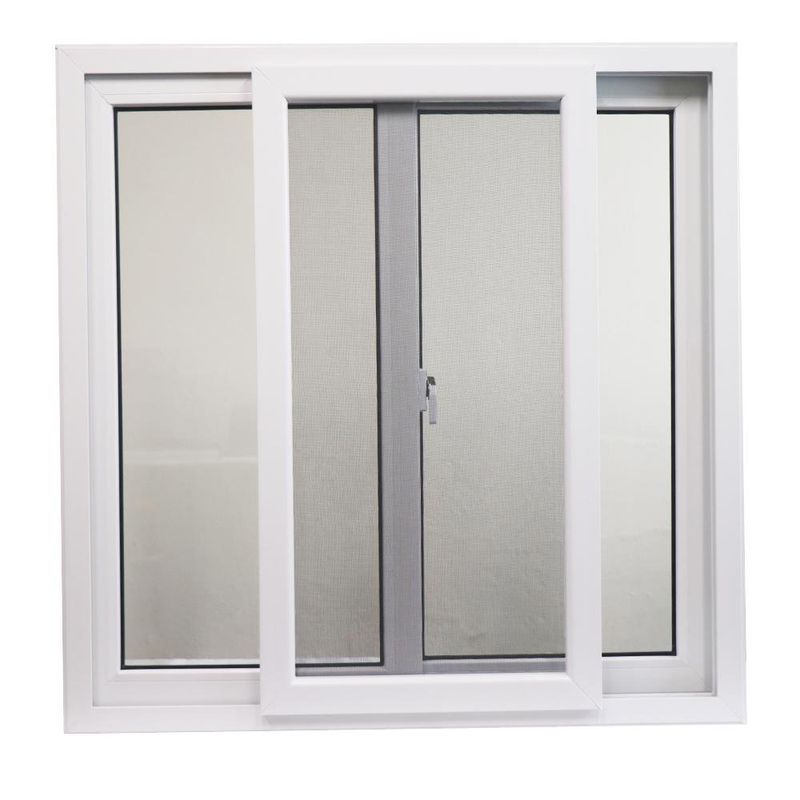Ventana PVC S60 Corrediza con Cedazo 120 x 100 Cm