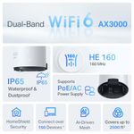 Repetidor para Exterior Wi-Fi 6 Mesh X50-AX3000