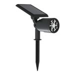 Lámpara Solar LED Negro 6000 K