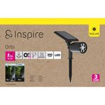 Lámpara Solar LED Negro 6000 K