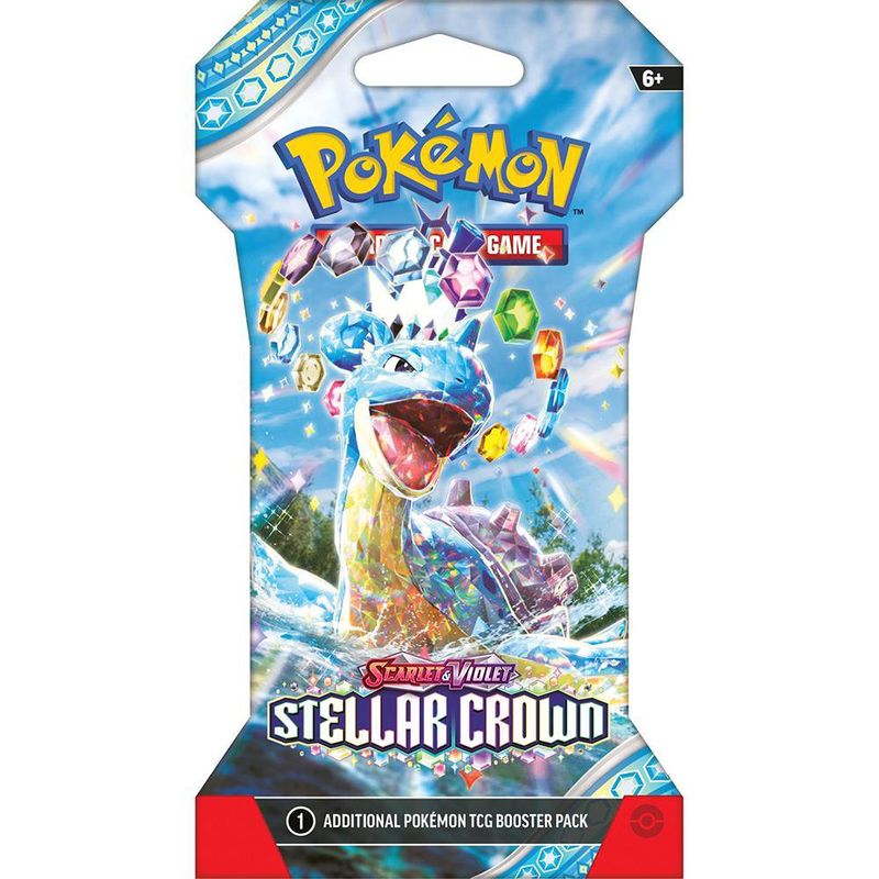 Sobre de Cartas Pokémon Stellar Crown en Inglés Presentación Surtida