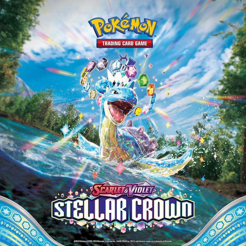 Sobre de Cartas Pokémon Stellar Crown en Inglés Presentación Surtida