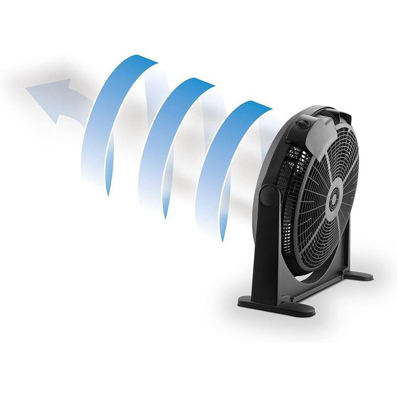 Ventilador de Piso Color Negro