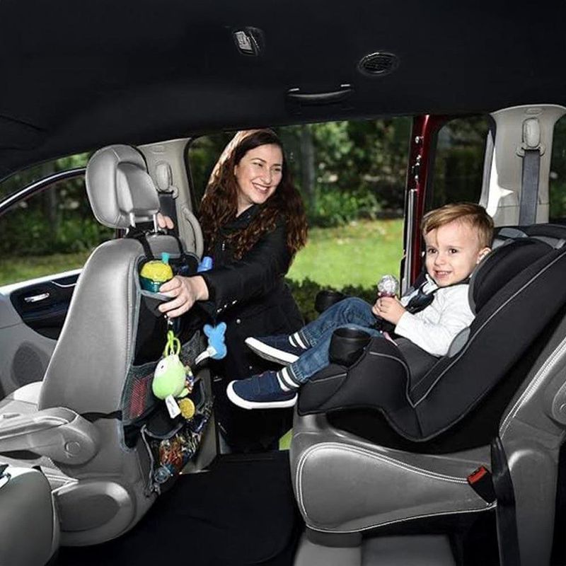 Organizador de Asiento Trasero para Auto Negro