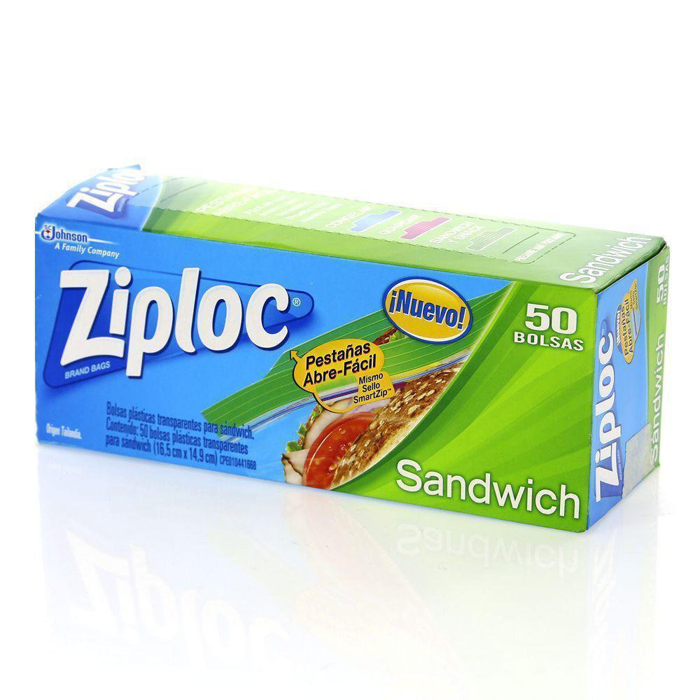 Ziploc Sandwich 50 Bolsas - Ziploc - Cemaco