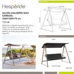Sillón Columpio Negro Soly